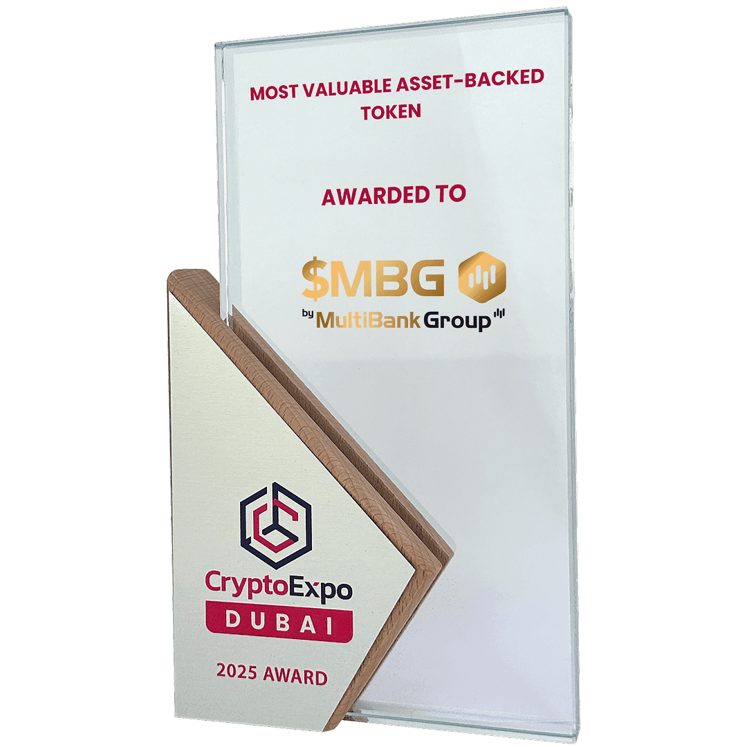 Award Most Valuable Asset Mbg Token Crypto Expo Dxb2025